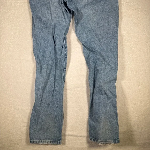 Wrangler Regular Fit‎ Light Wash Denim Jeans Mens 40 x 34 Casual Workwear - Picture 6 of 14